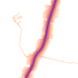 Daytime road noise heatmap for DY7 5AQ