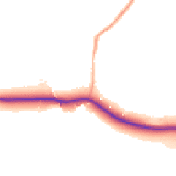 Daytime road noise heatmap for DY7 5BE