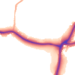 Daytime road noise heatmap for DY7 5BG