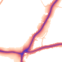 Daytime road noise heatmap for DY7 5BW