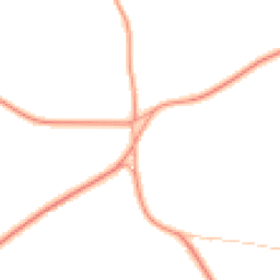 Daytime road noise heatmap for DY7 5EJ