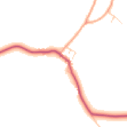 Daytime road noise heatmap for DY7 5EX