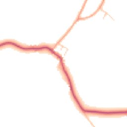 Daytime road noise heatmap for DY7 5HA