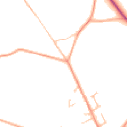Daytime road noise heatmap for DY7 5LU