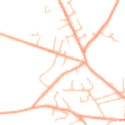Daytime road noise heatmap for DY7 6AG