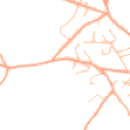 Daytime road noise heatmap for DY7 6DL