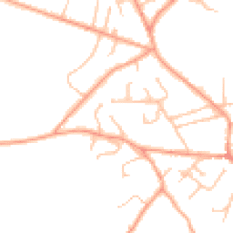 Daytime road noise heatmap for DY7 6DS