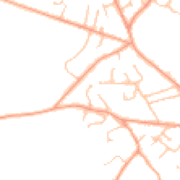 Daytime road noise heatmap for DY7 6DW