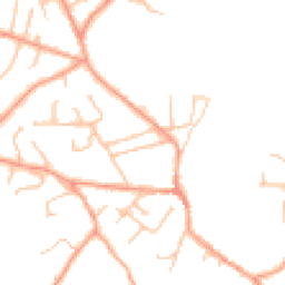 Daytime road noise heatmap for DY7 6EB