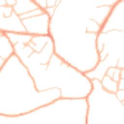 Daytime road noise heatmap for DY7 6HL