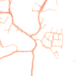 Daytime road noise heatmap for DY7 6JA