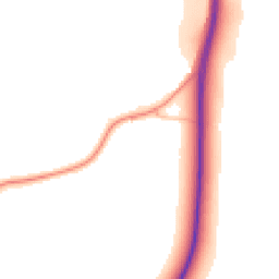 Daytime road noise heatmap for DY7 6LU