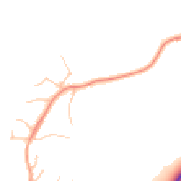 Daytime road noise heatmap for DY7 6LX
