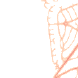 Daytime road noise heatmap for DY7 6PL