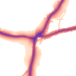 Daytime road noise heatmap for DY7 6RH