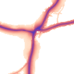 Daytime road noise heatmap for DY7 6RL