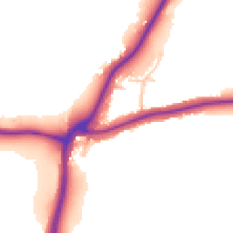 Daytime road noise heatmap for DY7 6RP