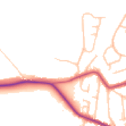 Daytime road noise heatmap for DY7 6SA