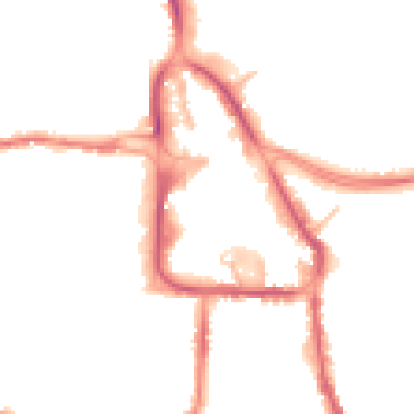 Night-time road noise heatmap for DY8 1AD