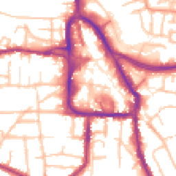 Daytime road noise heatmap for DY8 1AG