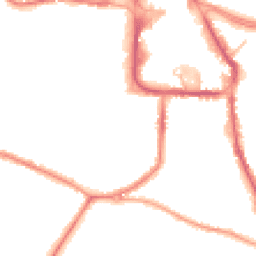 Night-time road noise heatmap for DY8 1AR