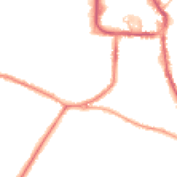 Night-time road noise heatmap for DY8 1AZ