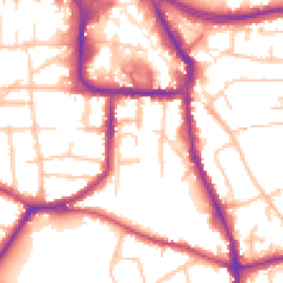 Daytime road noise heatmap for DY8 1BG