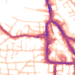 Daytime road noise heatmap for DY8 1BS