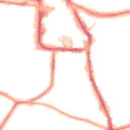 Night-time road noise heatmap for DY8 1BT