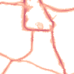 Night-time road noise heatmap for DY8 1BZ