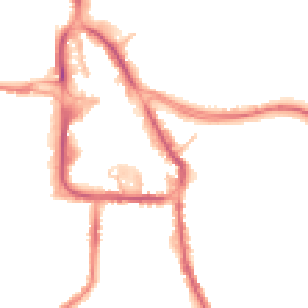 Night-time road noise heatmap for DY8 1DX