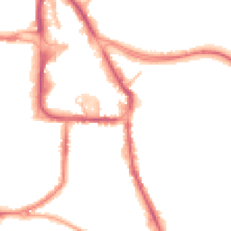 Night-time road noise heatmap for DY8 1EG