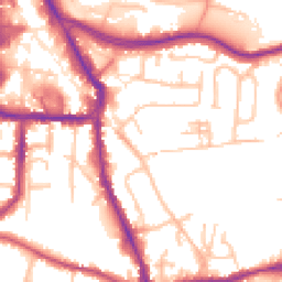 Daytime road noise heatmap for DY8 1HL