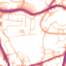 Daytime road noise heatmap for DY8 1LB