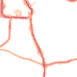 Night-time road noise heatmap for DY8 1NW