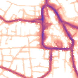 Daytime road noise heatmap for DY8 1UF