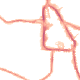 Night-time road noise heatmap for DY8 1UF