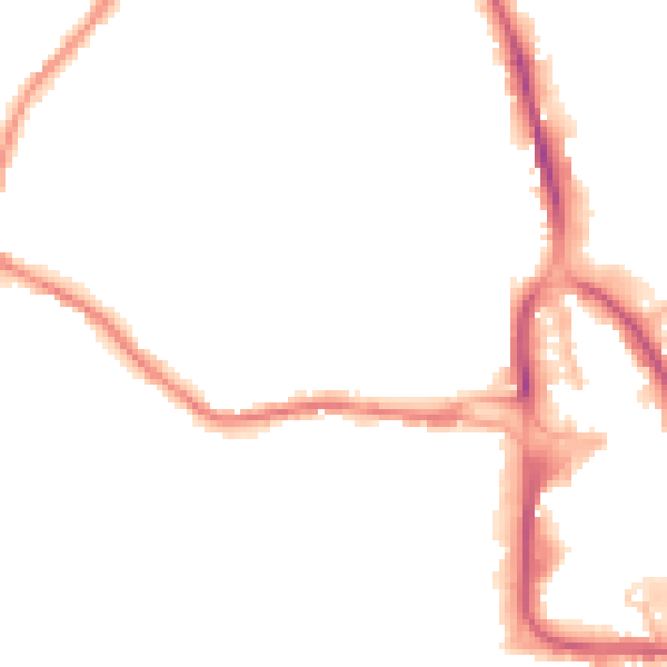 Night-time road noise heatmap for DY8 1XF