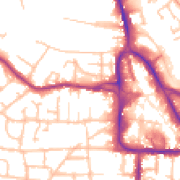 Daytime road noise heatmap for DY8 1XH