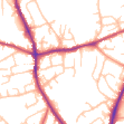 Daytime road noise heatmap for DY8 2HQ