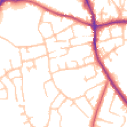 Daytime road noise heatmap for DY8 2LG