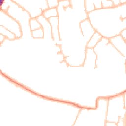 Daytime road noise heatmap for DY8 2LN