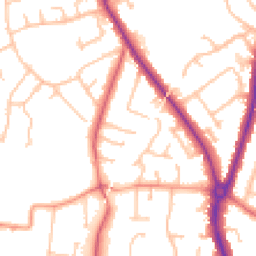 Daytime road noise heatmap for DY8 2PF