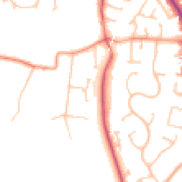 Daytime road noise heatmap for DY8 2QA