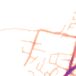 Daytime road noise heatmap for DY8 2XH