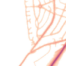 Daytime road noise heatmap for DY8 3JQ