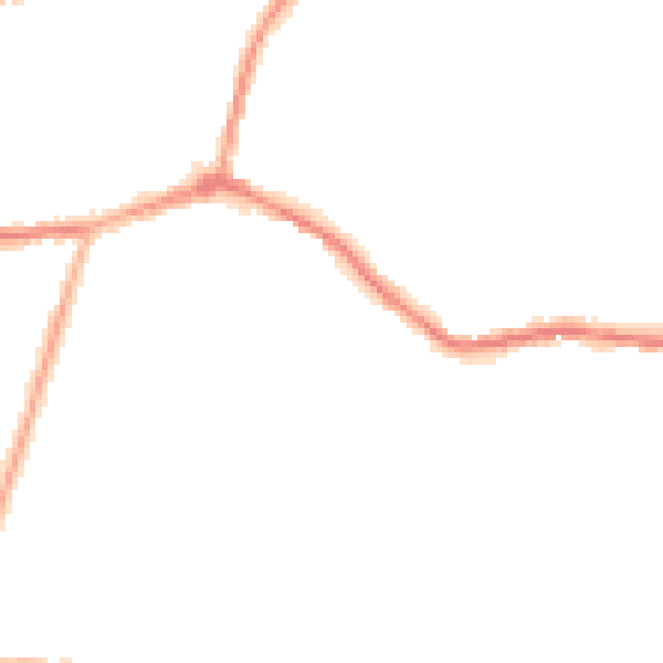 Night-time road noise heatmap for DY8 3QB