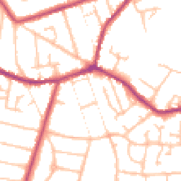 Daytime road noise heatmap for DY8 3RU