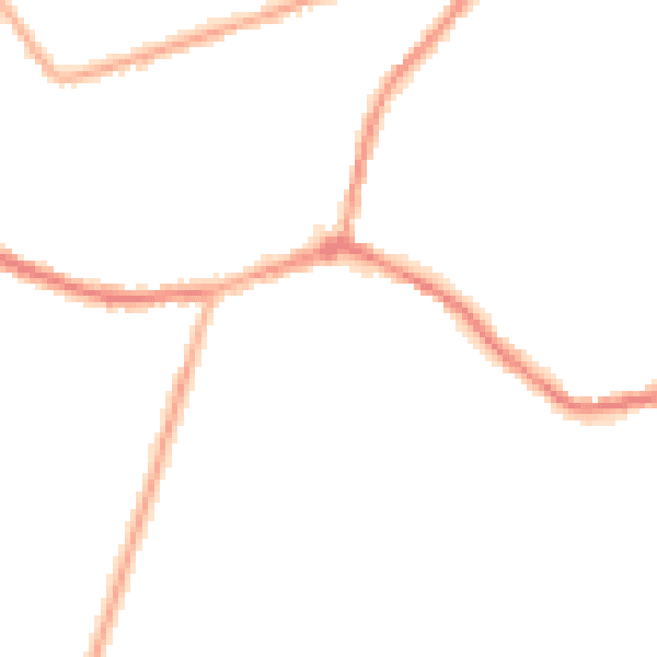 Night-time road noise heatmap for DY8 3RU