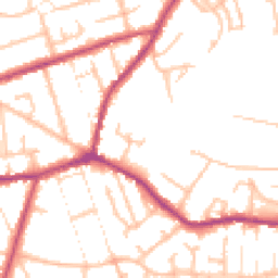 Daytime road noise heatmap for DY8 3SF